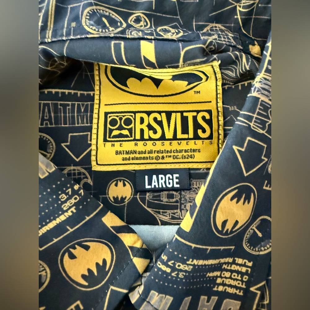 RSVLTS 85th Anniversary Property Of Wayne Enterprises Short Sleeve Shirt - Picture 4 of 7